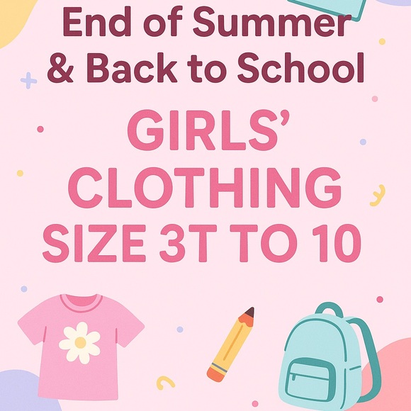 Like this to be notified of live shows for girls clothing on sale! - Picture 1 of 1